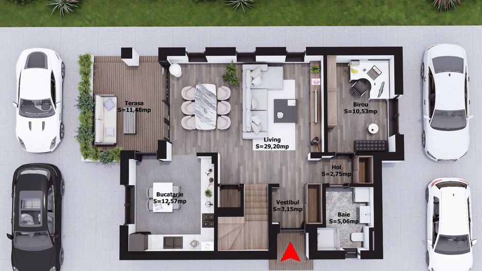 10 loturi de teren pentru un proiect rezidential boutique Balotesti - Poză 1