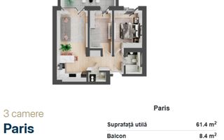 Apartamente de vanzare, 2,3 camere Arena Residence, Oradea - Poză 3