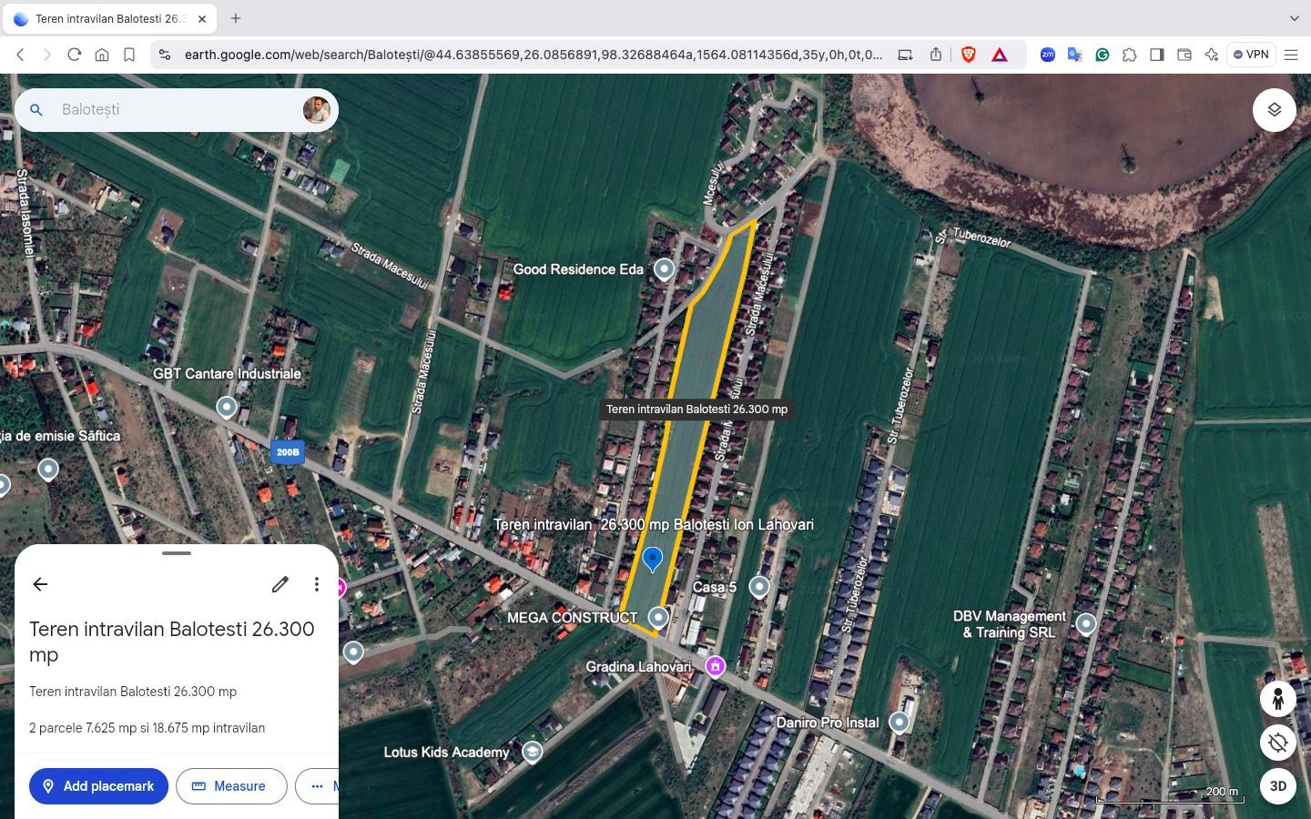 Teren intravilan 26.300 mp Saftica Balotesti-  PUZ în lucru - Poză 13