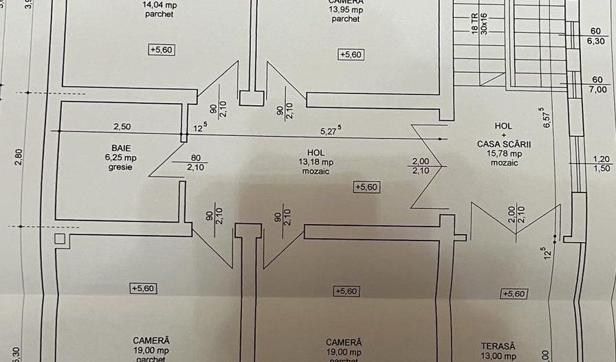 Casa S+P+E+M | 605 mp utili | 10 camere | 3 bucatarii | 4 bai | 3 terase | Garaj - Poză 44