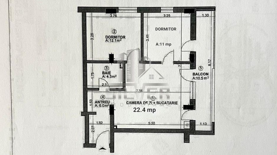 Apartament cu 3 camere la cheie/56 mp/parcare. - Poză 15