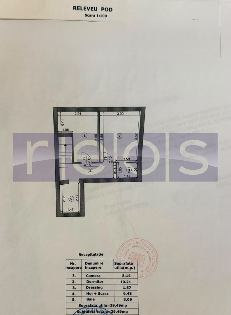 INCHIRIERE CASA INDIVIDUALA | MOBILATA-UTILATA | 85MP | UNIRII | CURTE - Schiță 44