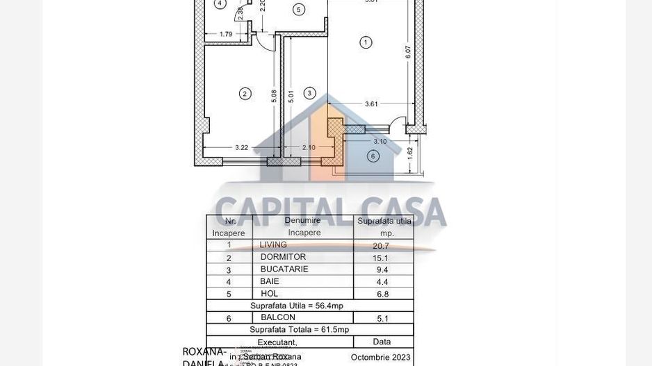 Apartament 2 Camere Mobilat si Utilat  Pipera rond OMV - Poză 8