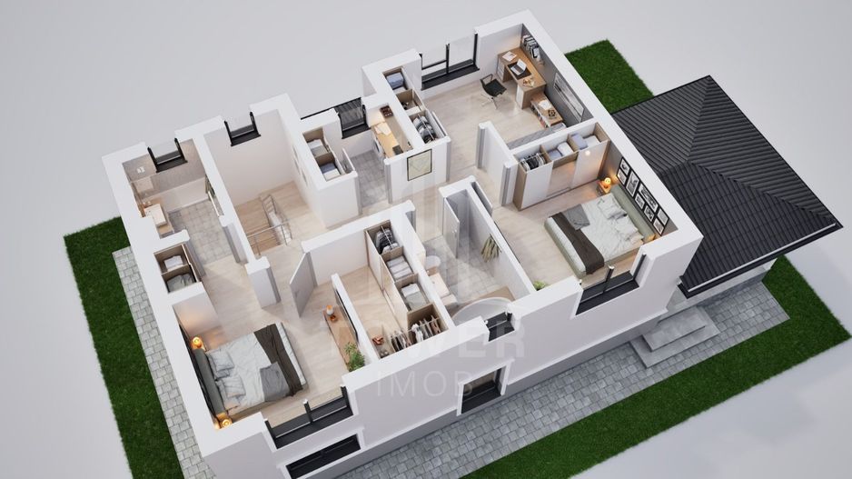 Casă individuală 5 camere | cu rate direct la dezvoltator| Lângă Sibiu - Poză 3