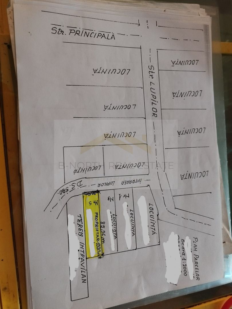 Teren 1.500 mp în Periș, Intrarea Lupilor, zonă liniștită - Schiță 3