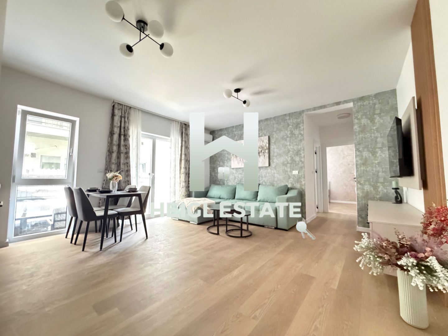 Apartament mobilat cu 2 camere si gradina in zona Braytim - Poză 3