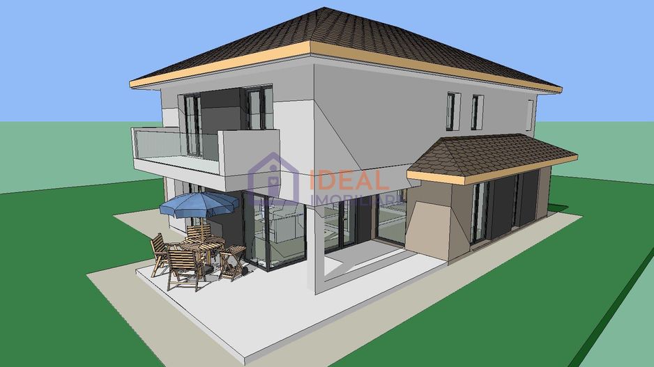 Casa Individuala Morderna cu 4 camere si 450 de mp de curte - Poză 12