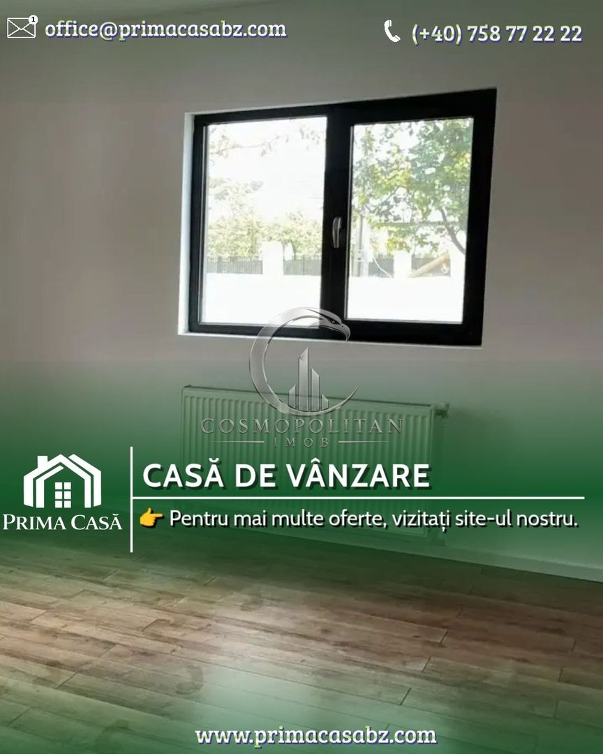 Casa noua 2025 ~ Comuna Stalpu ~ 100mp utili si teren 400mp ~ finisaje moderne ~ - Poză 1