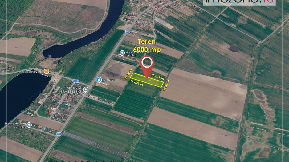 6000 mp, Caciulati - Balotesti, ideal pentru a dezvolta un ansamblu rezidential - Poză 3