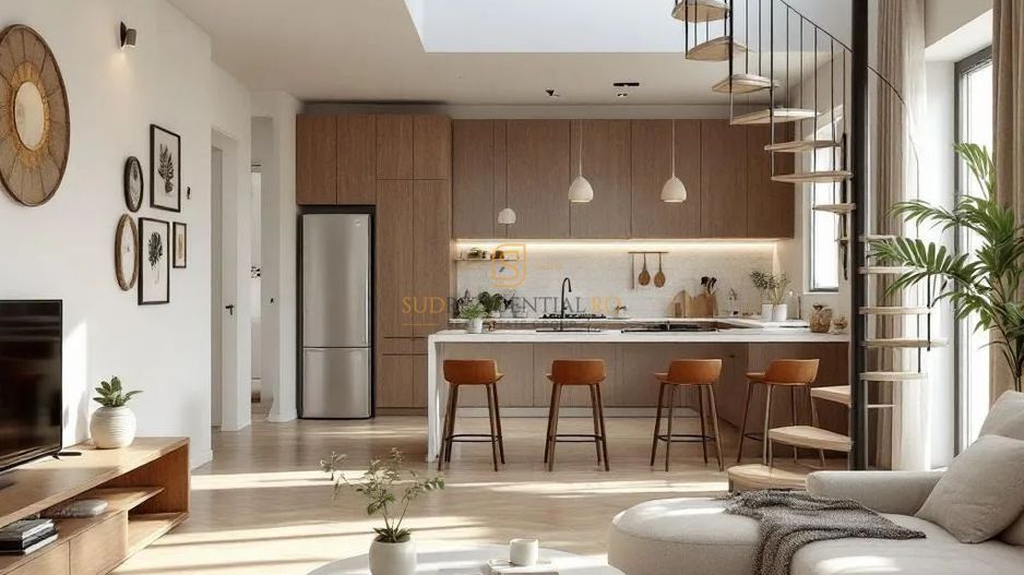 Locuinta moderna tip duplex, 3 camere si terasa, acces metrou Berceni - Poză 1