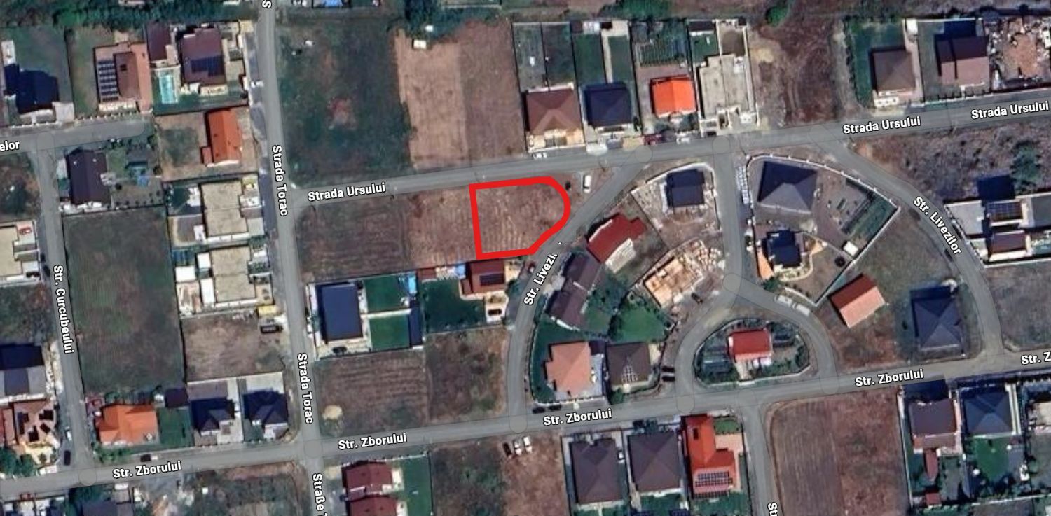 COMISION 0%, Teren 528 MP, 2 Fronuri, 20 m l, SACALAZ, CARTIER EUROPA - Poză 4