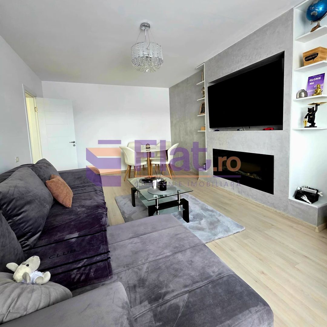 Apartament cu 2 camere de vânzare - 53 mp, complet mobilat și utilat - Poză 11