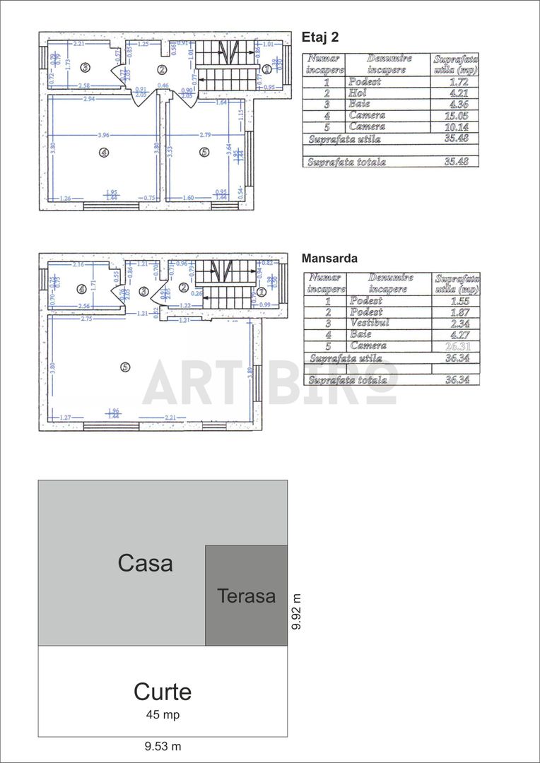 Zero comision, 179-452mp vila Banu Manta - Titulescu, parcare, 12' [M] - Schiță 25