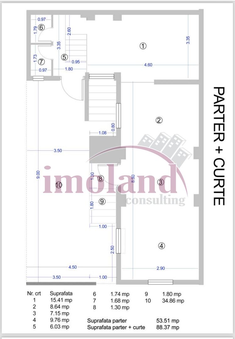 Spatiu comercial/birou/activitati estetice/clinica - curte - Dorobanti/Floreasca - Schiță 6