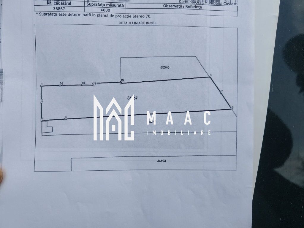 Teren de vânzare – 4.000 mp | Costești, Județul Vâlcea - Poză 6