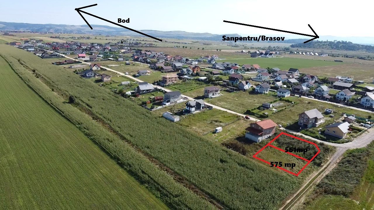 Teren intravilan Sanpetru iesire spre Bod - Poză 1