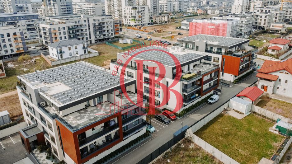 Penthouse 2 camere  panouri solare pompa caldura mobilat-utilat - Poză 2
