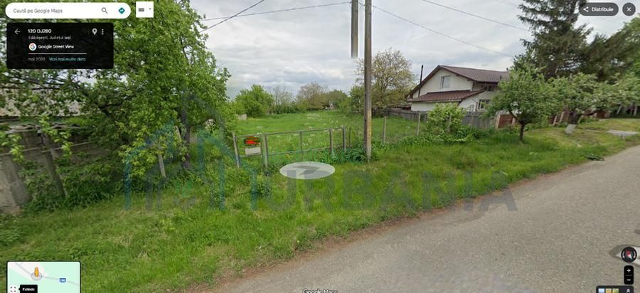 Vand teren intravilan 879m Comuna Strunga sat Habasesti str principala - Poză 3