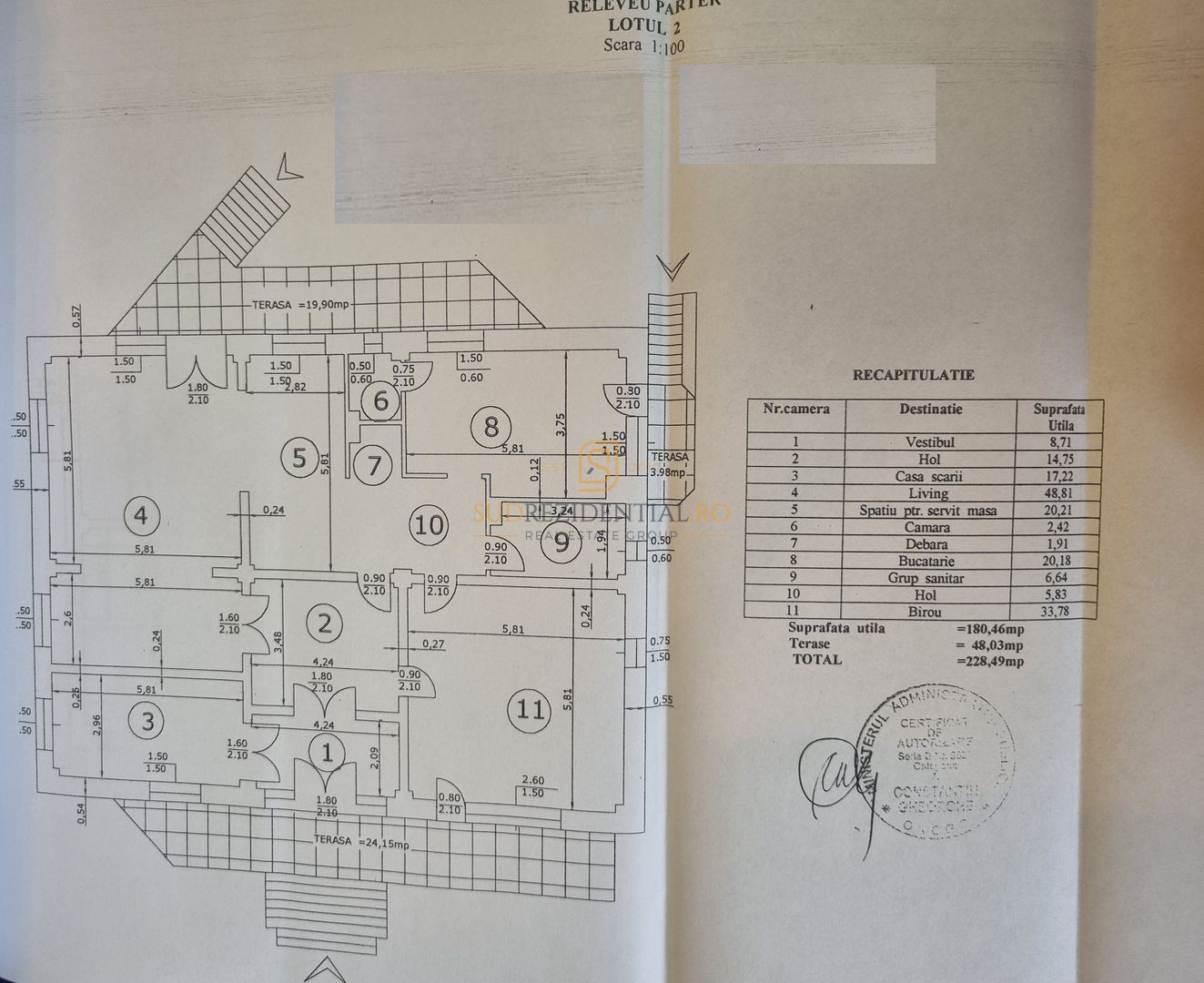 Vila impresionanta D+P+E+M | 500+ mp | teren 2652 mp | piscina - Schiță 7