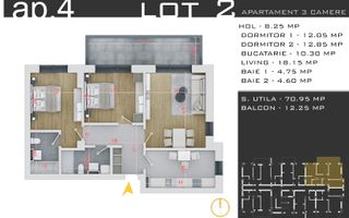 Apartament 3 Camere 83 mp - Zona Pallady - Comision 0% - Poză 5