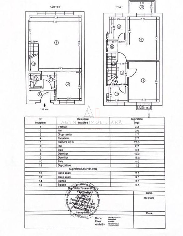 Casa 3 camere - Complex Cosmopolis - Poză 14
