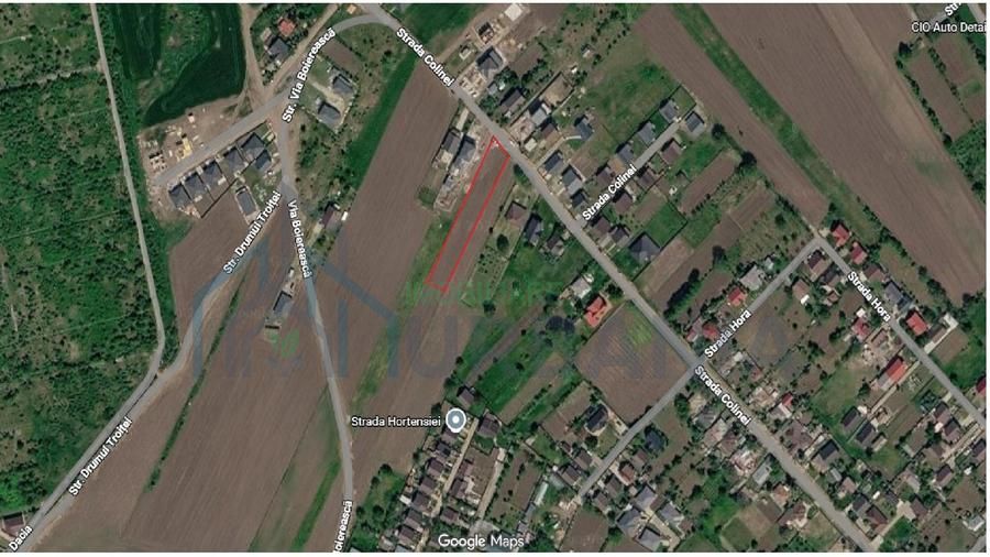 Teren de vânzare în comuna Holboca, str. Colinei – 2.500 mp, aproape de Iași - Poză 1