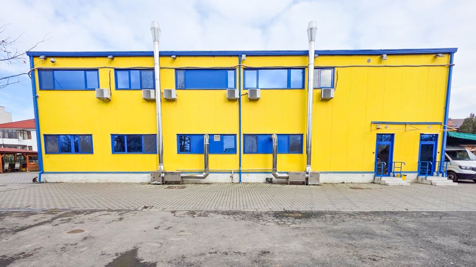 Spațiu industrial–afacere catering la cheie, teren&hală 750 mp S+P+1E - Poză 3