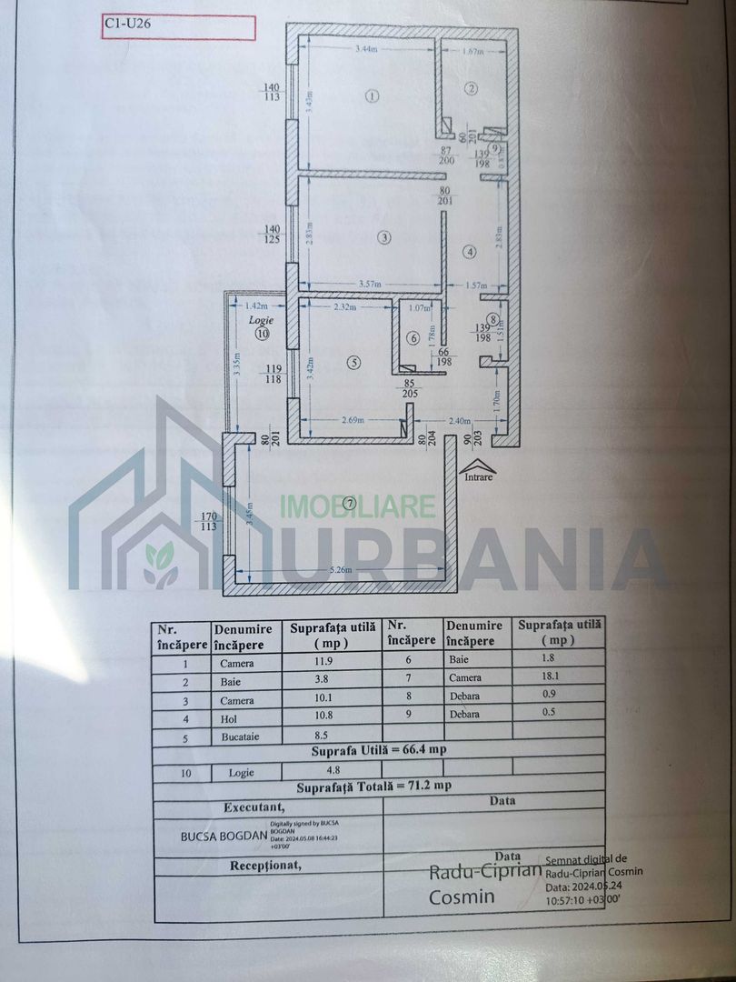 Apartament 3camere de vanzare - Poză 7