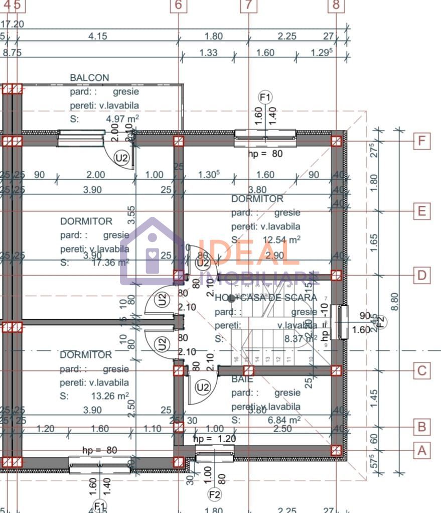 Casa Tip Duplex cu 4 camere, zona El Gringo Selimbar - Schiță 4
