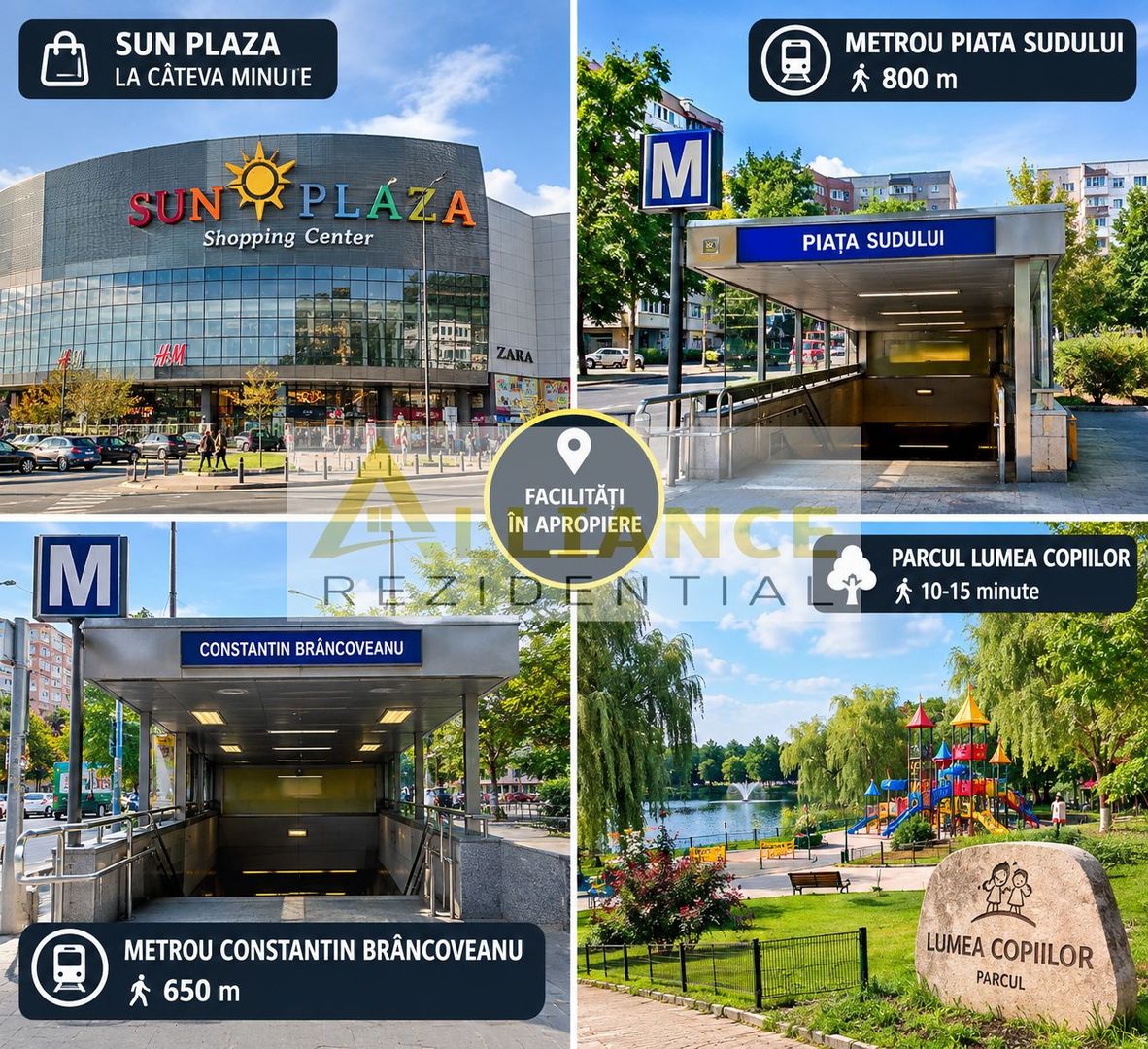 2 CAMERE | 55,5 MP | 650M METROU BRANCOVEANU | 800M PIATA SUDULUI - Poză 1