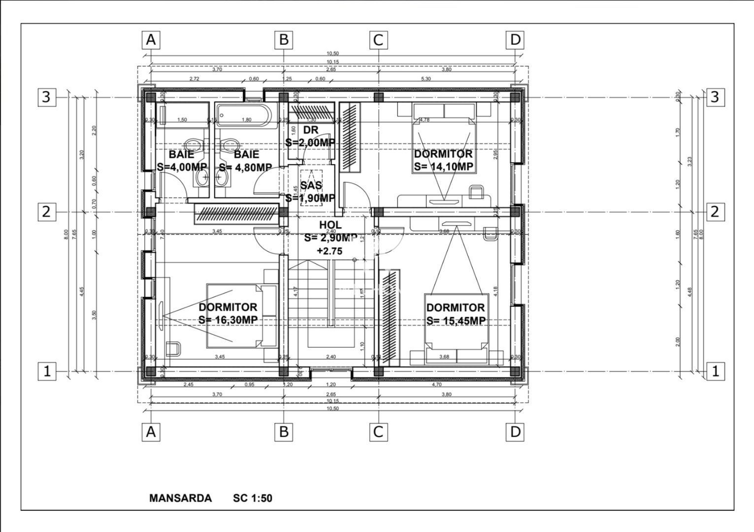 Casa individuala, teren 470 mp - in Talmaciu, Sibiu - Schiță 8