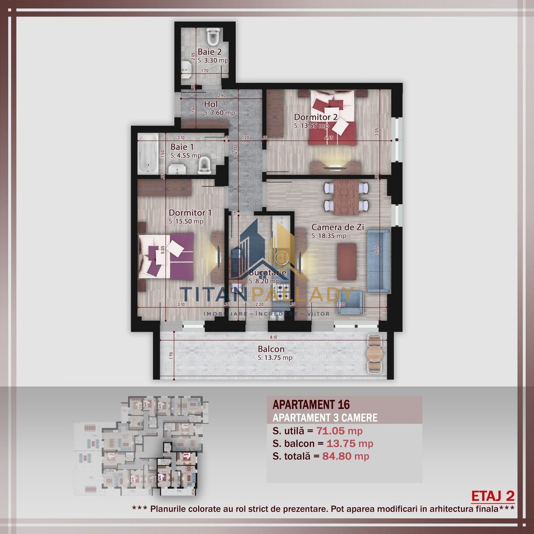3 Camere,Imob Stil Boutique,1/2 Parcare, Pallady-Nicolae Teclu,Metrou - Poză 3