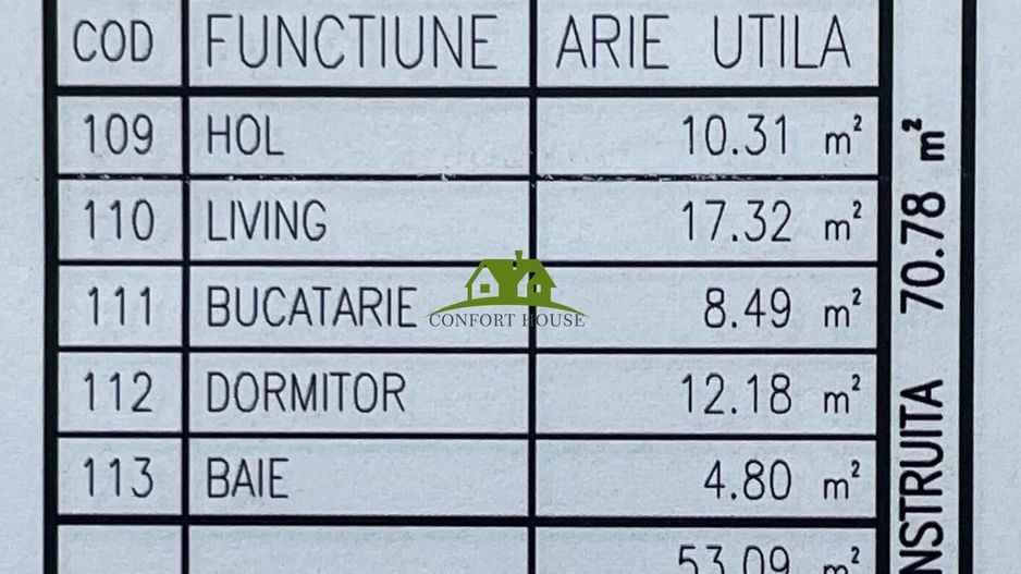 Apartament 2 camere, bloc nou, P+3, Ap.06, Et.1, Bl.5  - CP2461543 - Poză 6