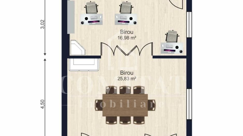 Spatiu de birouri | 78mp | Ultracentral - Poză 8