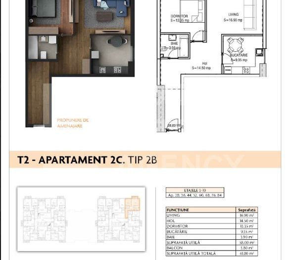Vânzare, apartament, 2 camere, șoseaua Berceni, București - Poză 6