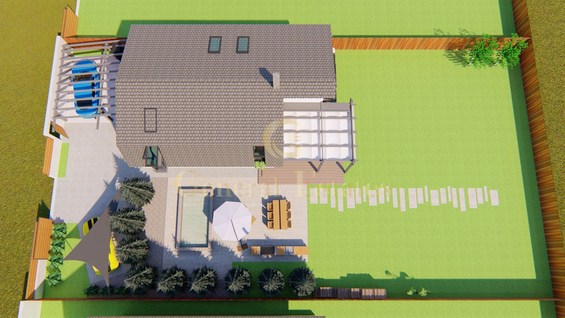 Casa moderna la rosu in Cristian - Poză 18