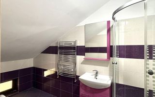 1100 e/ mp - Casa individuala  - 700 mp teren - la asfalt - Sacalaz - Poză 17