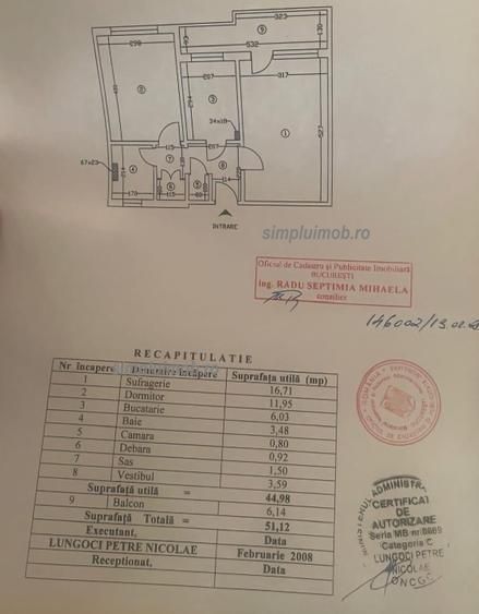 Metrou Dristor decomandat 2 camere renovat mobilat Parklake - Schiță 15