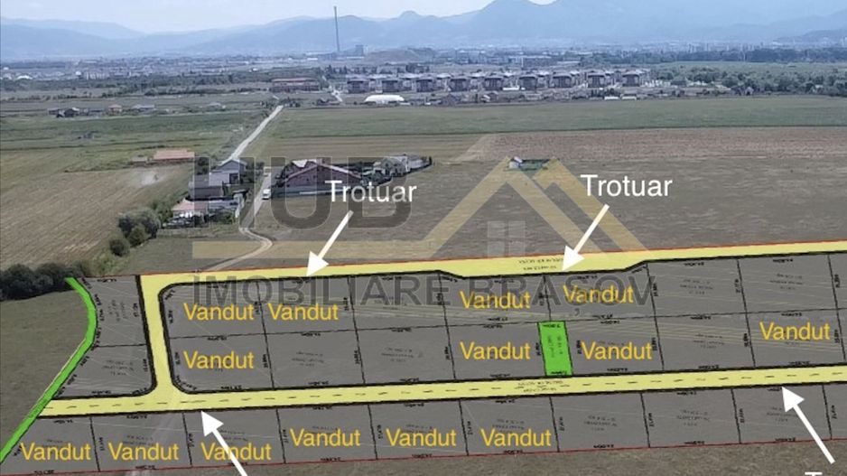 Loturi de Teren | Sanpetru | Drumu Cu Plopi | PUZ | 500mp - Poză 1