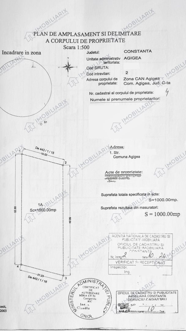 Teren de vânzare 1000 mp – Agigea, Constanța - Poză 5