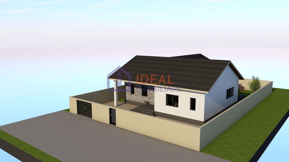 Casa Individuala pe un singur nivel cu 400 mp de teren, in Selimbar - Poză 2