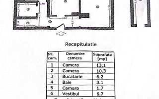 2 camere Floreasca Centrala Proprie - Schiță 13