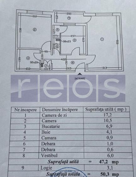VANZARE APARTAMENT 2 CAMERE 50MP DRISTOR DECOMANDAT BLOC 1982 TEAVA DE GAZ - Poză 17