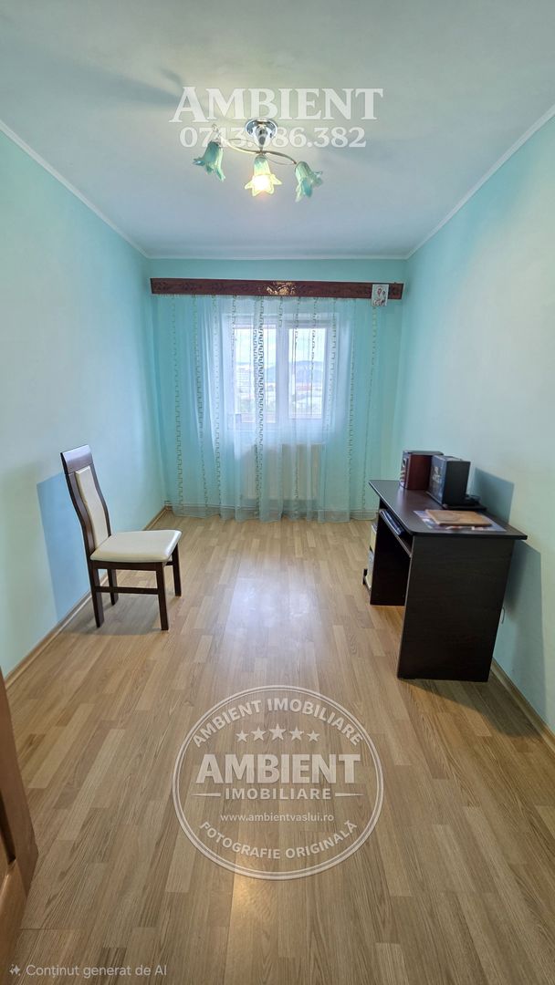 Apartament cu 3 camere, etaj 8, mobilat și utilat, zona GARĂ; - Poză 11