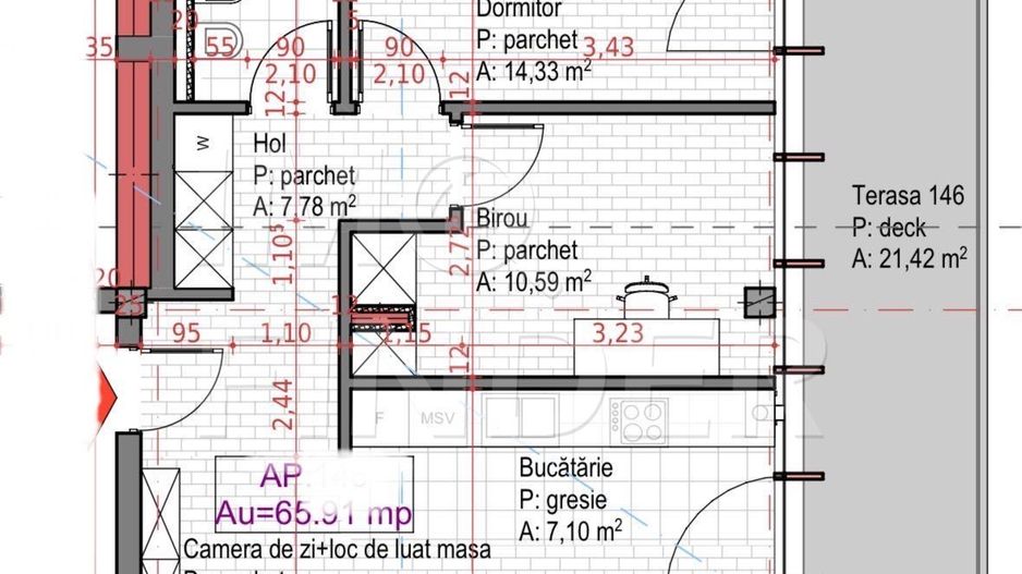 Penthouse 66 mp+ 22 mp, terasa,  zona bazei sportive Gheorgheni - Poză 4