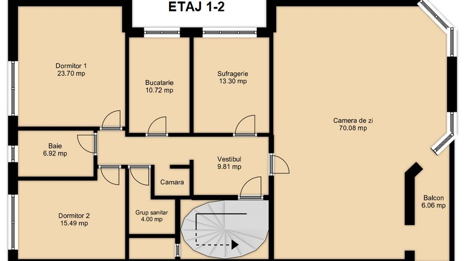 Imobil D+P+3 | 870mpc | ideal birouri/comercial/clinica - Schiță 15
