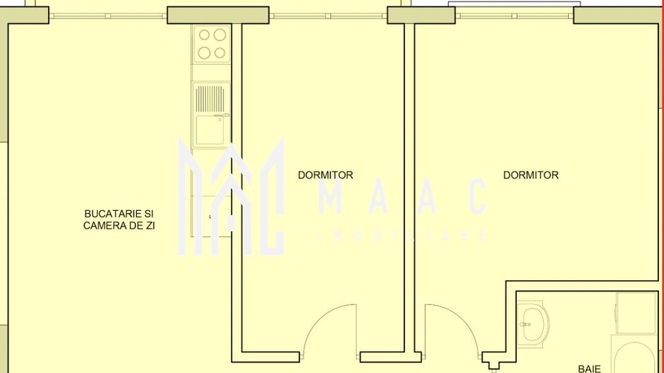 APARTAMENT 3 CAMERE | RATE DEZVOLTATOR DOAR CU BULETIN - Poză 3