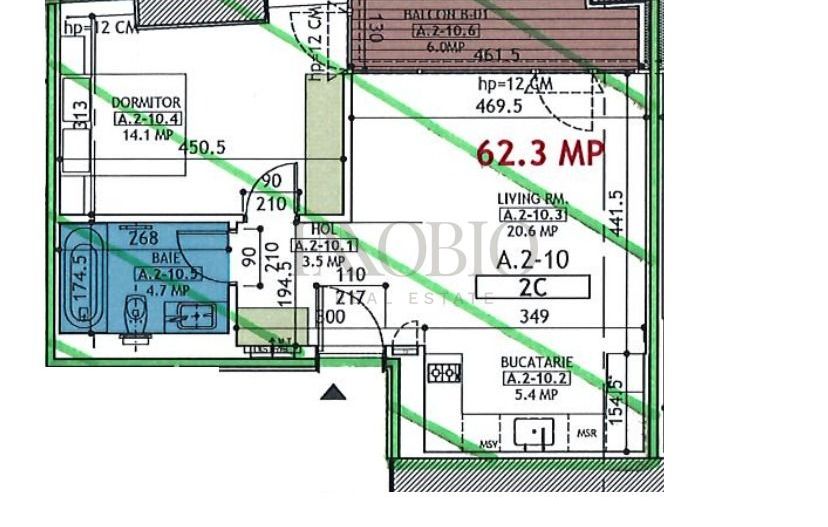 Apartament 2 Camere | One Verdi - Poză 10