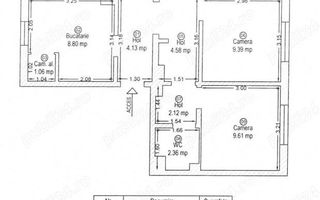 4 cam decomandat etaj 3din4 Girocului centrala proprie negociabil - Poză 9