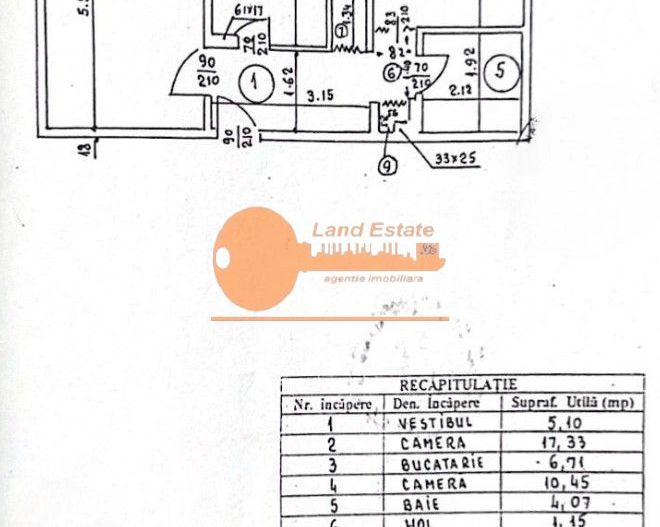 Apartament 2 camere | Rahova | 51 mp - Schiță 15